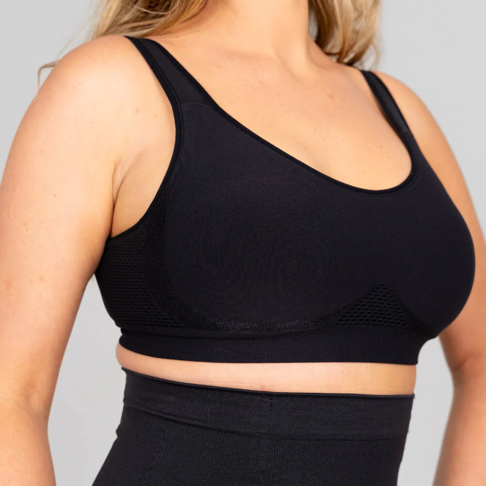Breathable Support Bra with Adjustable Straps
